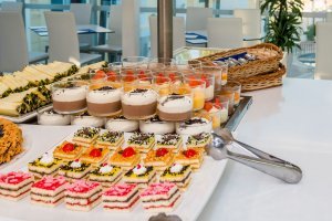 Selection of desserts and sweets