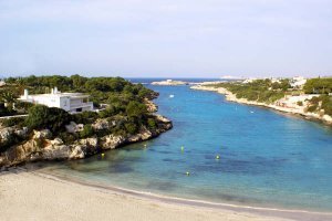 Playa de Santandría en Menorca